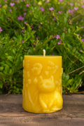 Meadow Cat - New Zealand Beeswax Candle