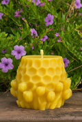 Honeycomb Blossom New Zealand Beeswax Candle.