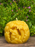 Woodland Squirrel - New Zealand Beeswax Candle