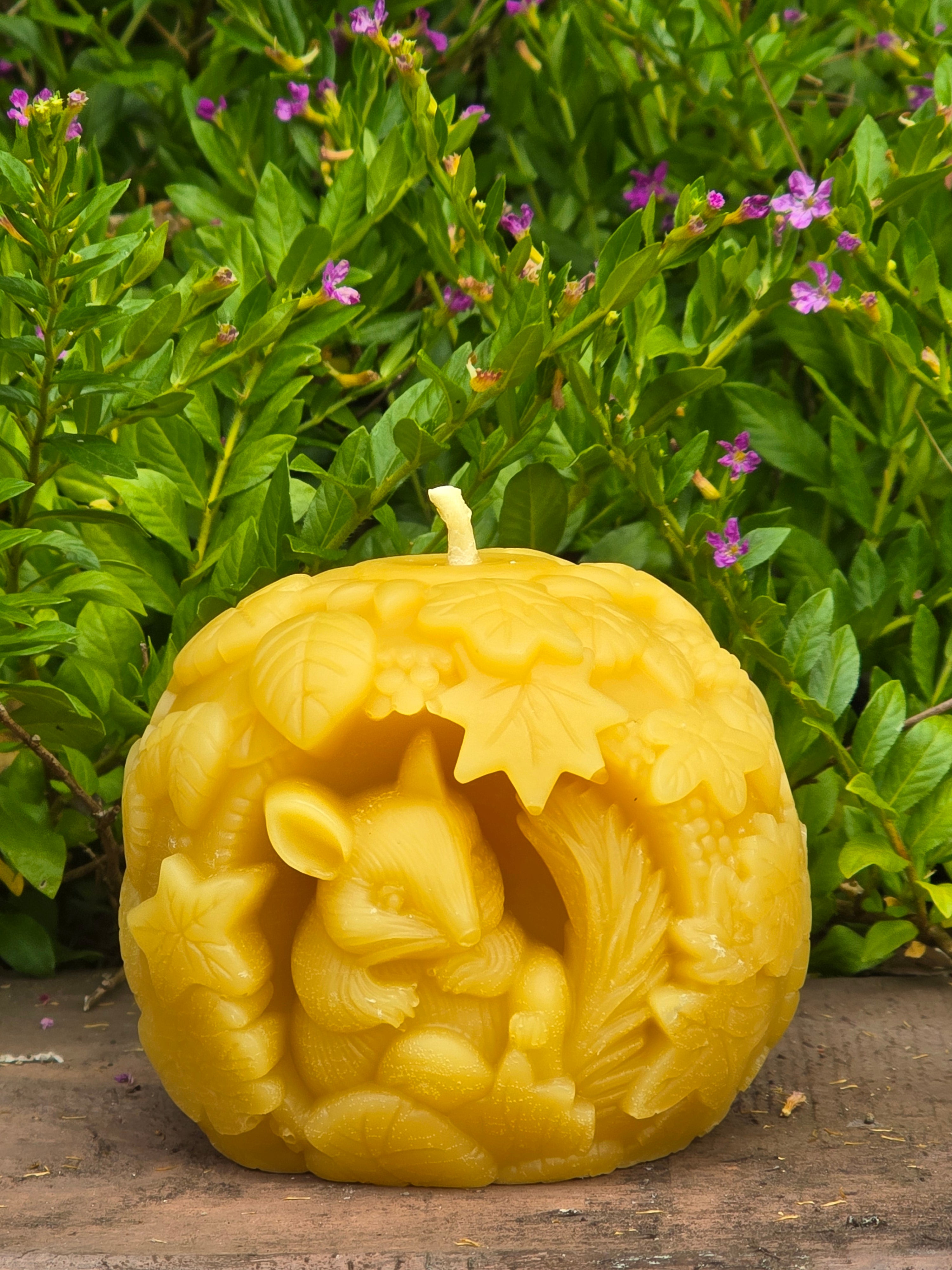Woodland Squirrel - New Zealand Beeswax Candle