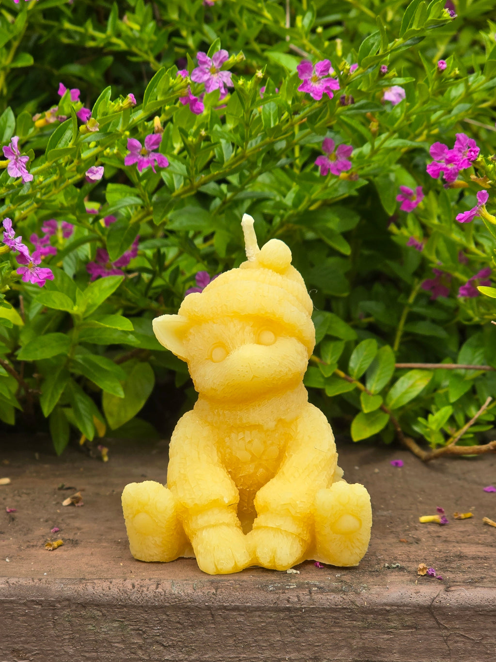 Cozy Fantasy Bear - New Zealand Beeswax Candle
