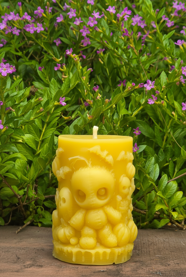 Halloween Creature - New Zealand Beeswax Candle